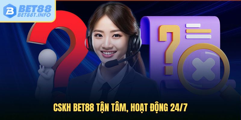 CSKH tận tâm, hoạt động 24/7