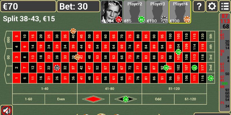 Đặt cược Roulette 3D ăn thưởng lớn